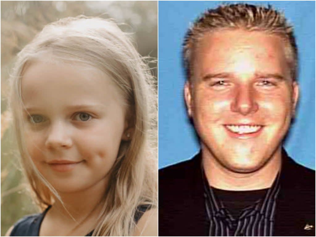 Sophie Long, 11, has been found in a foreign country and her father, Michael Long, is in police custody (Texas Department of Public Safety)