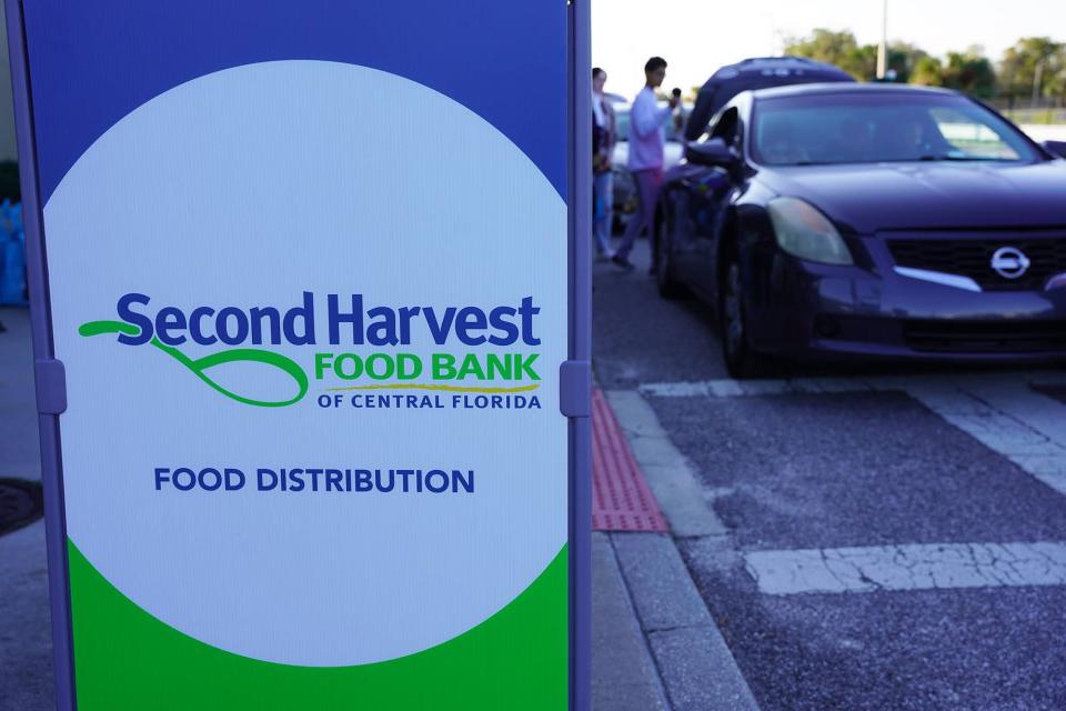 Second Harvest Food Bank of Central Florida hosted its annual food distribution event for 3,400 families this holiday season.