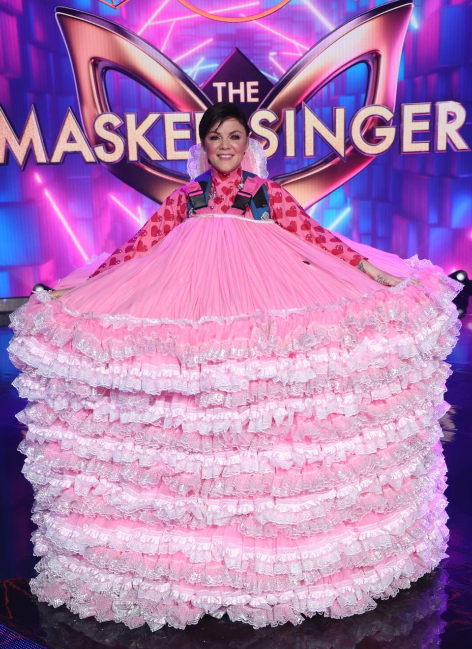 Em Rusciano on The Masked Singer.
