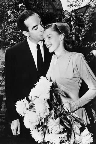 <p>Keystone/Getty</p> Vincente Minnelli and Judy Garland