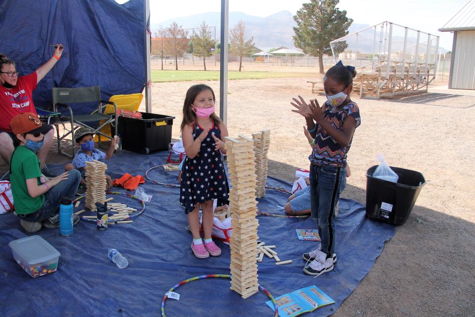 File photo from June 2021 of Alamogordo Pubic Schools' Parachute STEM camp.