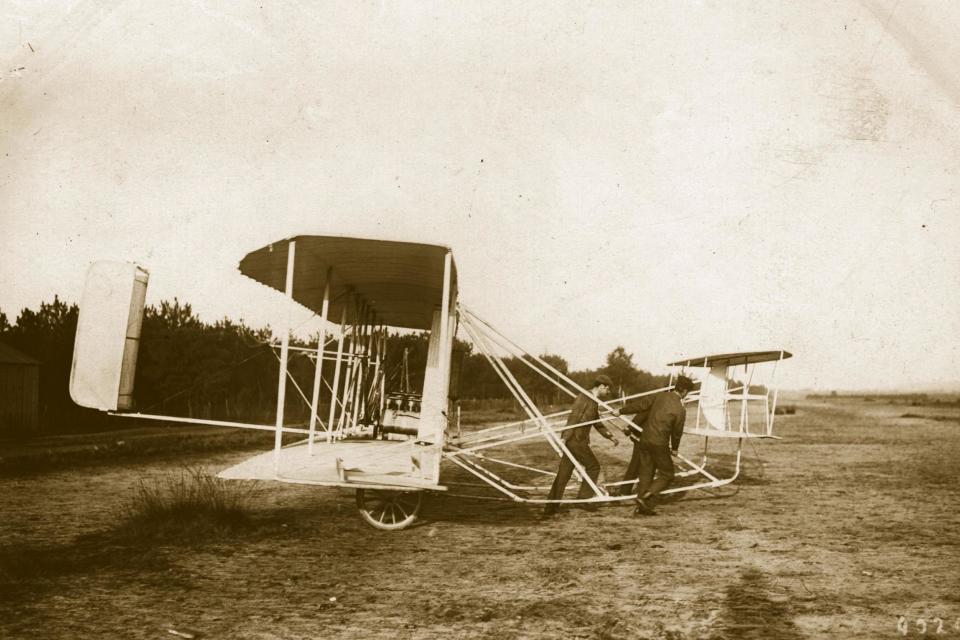 Indian academics have previously claimed that an Indian invented the airplane eight years before the Wright Brothers. (Getty Images)