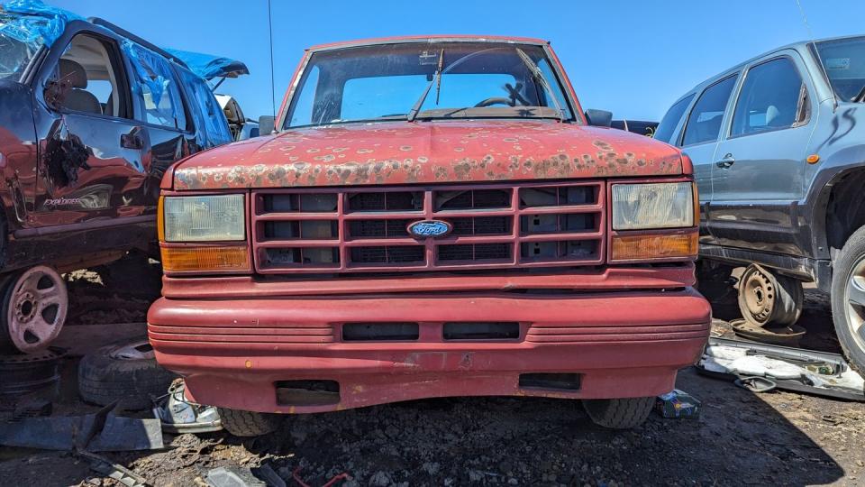 1985 ford ranger gt in colorado junkyard