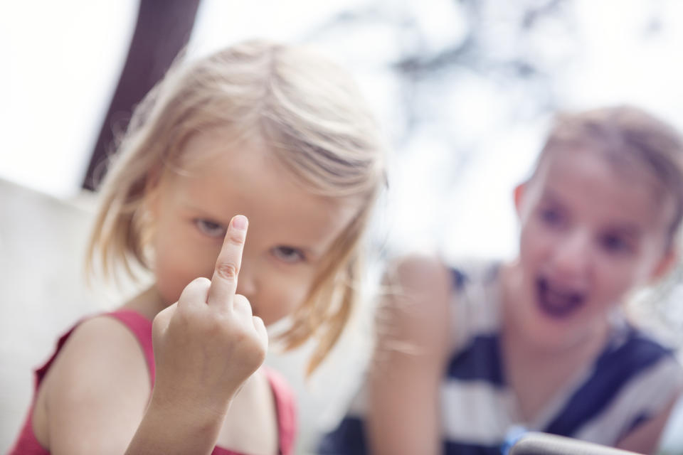 Should parents allow their kids to swear? [Photo: Getty]