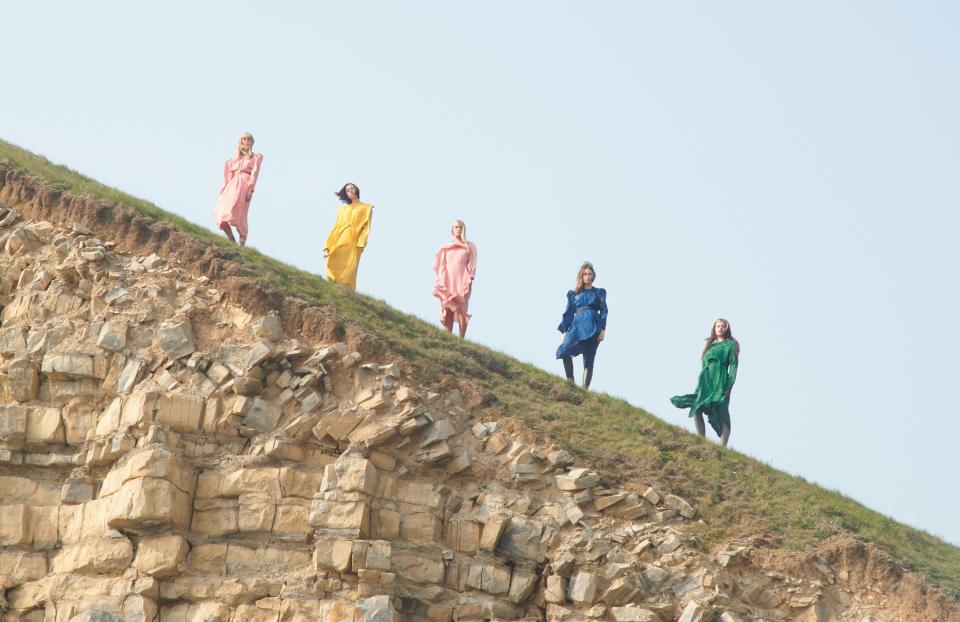 Extinction Rebellion activists and models in Stella McCartney’s Fall 2019 campaign.