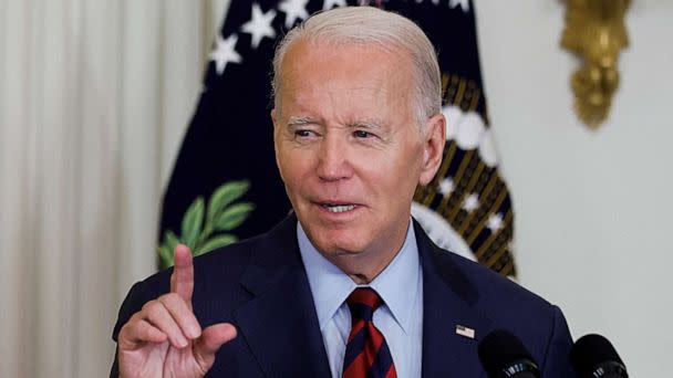 PHOTO: President Joe Biden delivers remarks on healthcare coverage and the economy, at the White House in Washington, July 7, 2023. (Jonathan Ernst/Reuters)