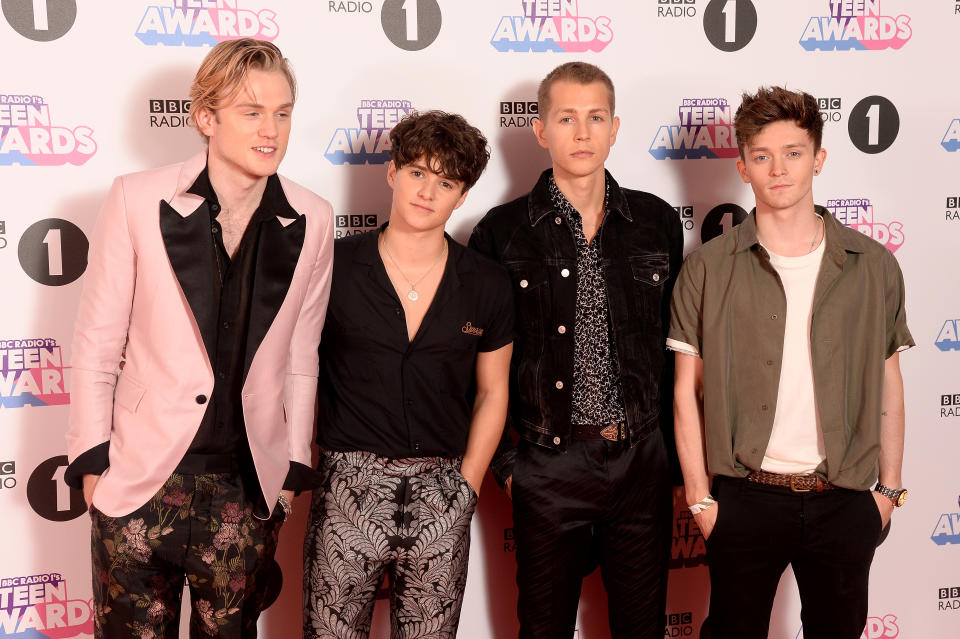 The Vamps - Tristan Evans, Brad Simpson, James McVey and Connor Ball.