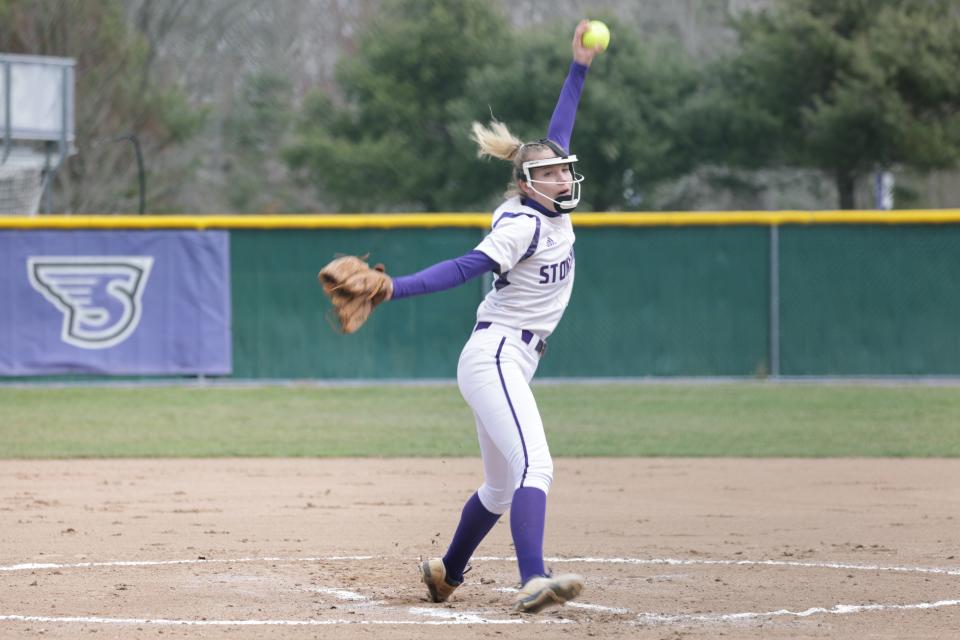 Skylar Brandemarte, a Roy C. Ketcham High School grad, dominated in her freshman season as a pitcher for the Stonehill College softball team.