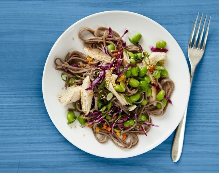 Soba Salad with Chicken