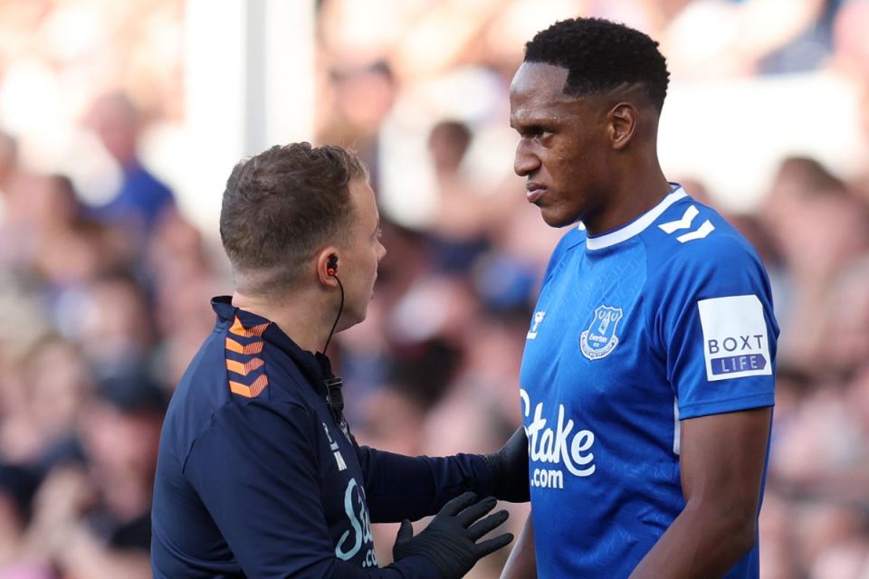 Out: Yerry Mina  (Getty Images)