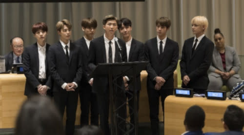 BTS previously attended a meeting focused on youth issues at the United Nations in New York in 2018