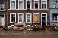 Aftermaths after flood in Belgium