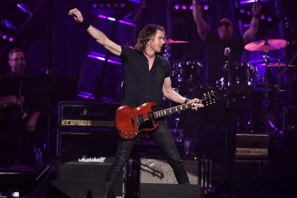 Rick Springfield performs onstage during Keep Memory Alive Hosts Star-Studded Lineup At 26th Annual Power Of Love Gala at MGM Grand Garden Arena on February 18, 2023 in Las Vegas, Nevada.