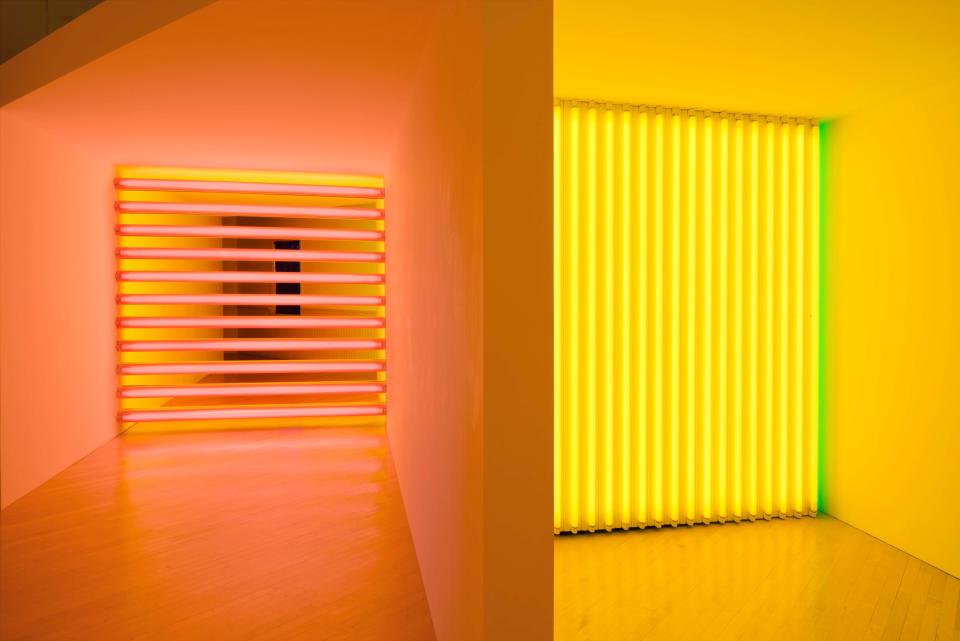 Dan Flavin, installation view, the Dan Flavin Art Institute, Bridgehampton, New York. © Stephen Flavin/Artists Rights Society (ARS), New York.