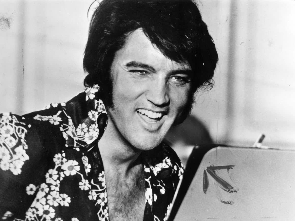 Presley in 1975: The King ‘permanently changed the face of American popular culture’ (Keystone/Getty Images)