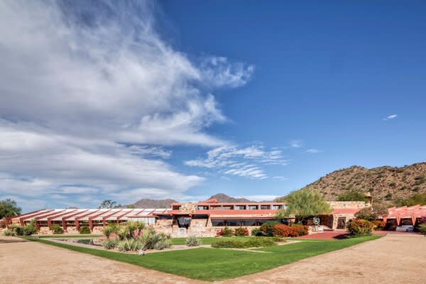 Taliesin West, built in Scottsdale, Arizona, in 1937, has been characterized by the Frank Lloyd Wright Foundation as 