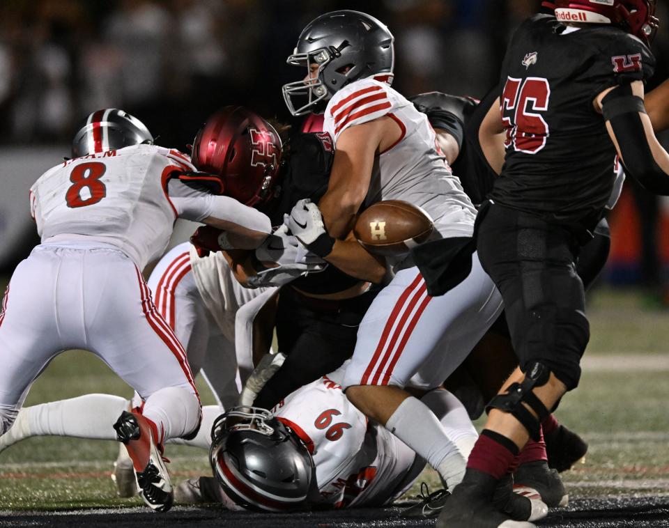 Mountain Ridge and Herriman play at Herriman on Friday, Sept. 29, 2023. | Scott G Winterton, Deseret News