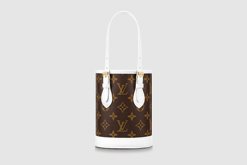 Louis Vuitton Nano Bucket Black in Lotus Cotton with Gold-tone - US