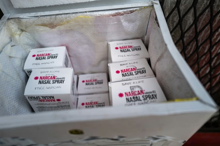 President Joe Biden's government has made expanding access to the opioid overdose reversal medicine Naloxone a centerpiece of its policy to combat overdose deaths (SPENCER PLATT)