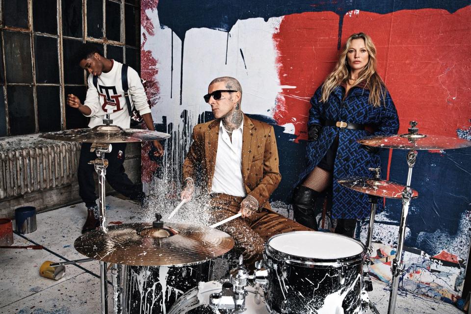 <p>Starring Travis Barker and Kate Moss</p>