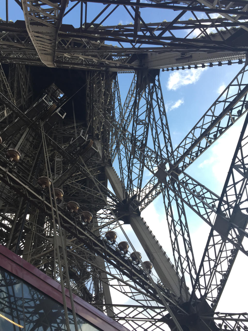 Inside the Eiffel Tower