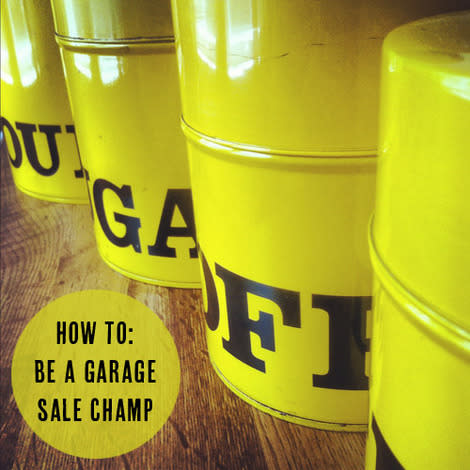 7 Tips from a Garage Sale Pro