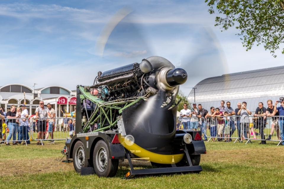 Eastern Daily Press: Get up close to a Rolls Royce Merlin engine which fired war time Spitfires, complete with its propellers at next month’s Great Yarmouth Wheels Festival