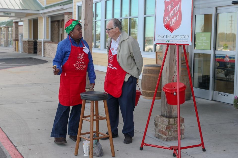 The Red Kettle Campaign provides help to more than 4 million people in the U.S. during the Thanksgiving and Christmas season, according to he Salvation Army. [Tina Brooks/The Daily News]