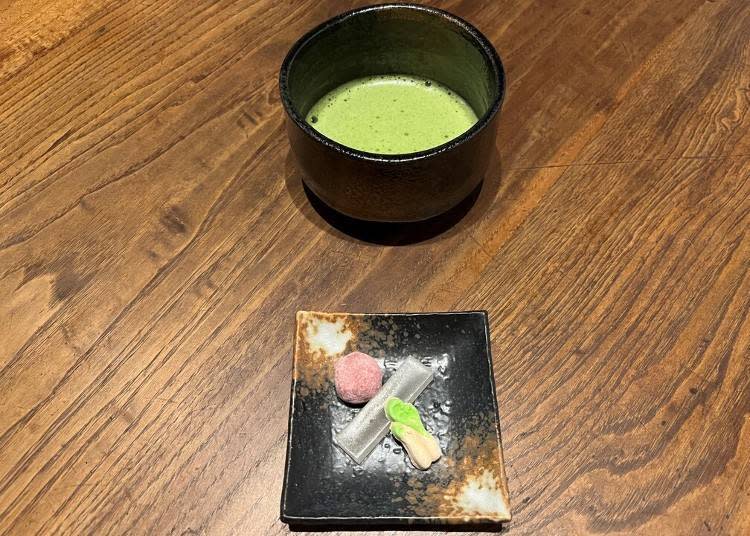 考慮到不太喜歡吃茶點和日式點心的客人，也有提供無麩質的餅乾