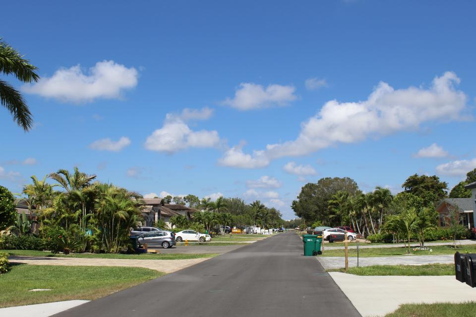 The Naples Park community in North Naples, Florida, in May 2023. Seventy Neo-Nazi flyers showed up on residents' driveways the morning of May 14, which was Mother's Day.