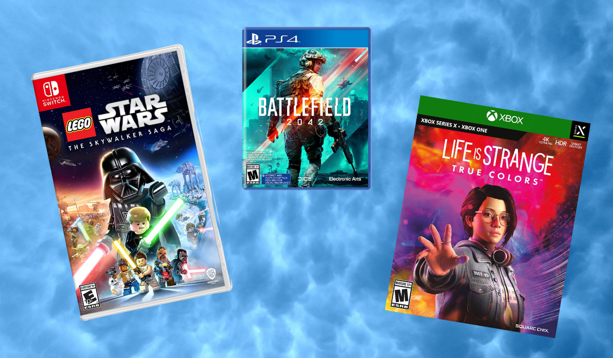 The best Amazon Prime Day 2022 video games: Video game covers for Lego Star Wars, Battlefield 2042, and Life Is Strange: True Colors