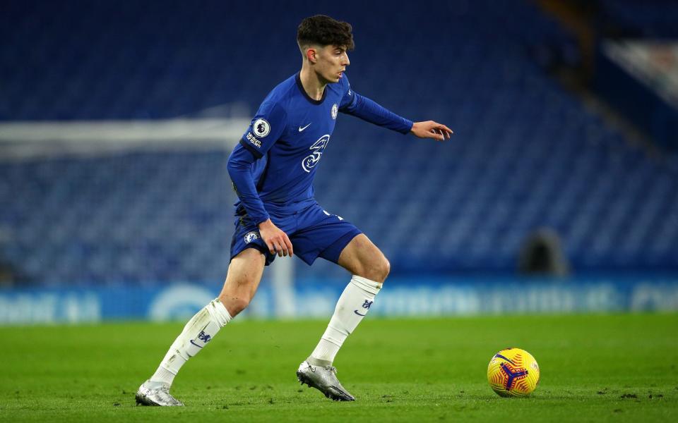 Kai Havertz has only scored once in 18 Premier League appearances so far for Chelsea - CHELSEA FC