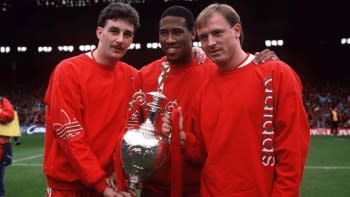 John Aldridge John Barnes Steve McMahon Liverpool