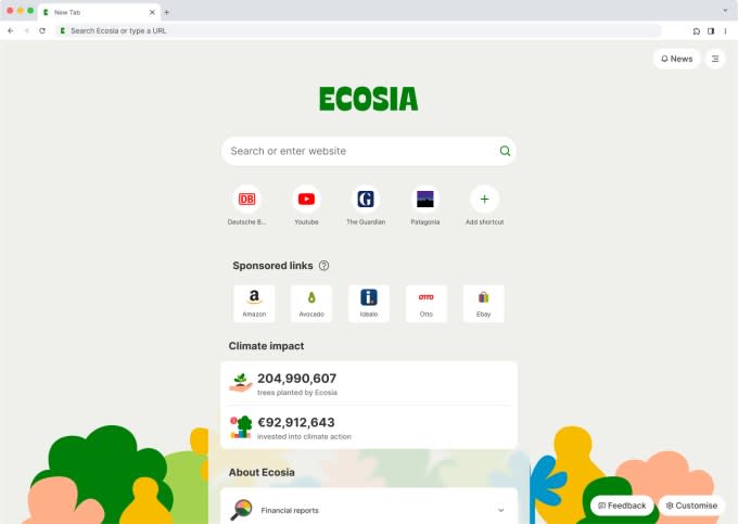 Ecosia browser