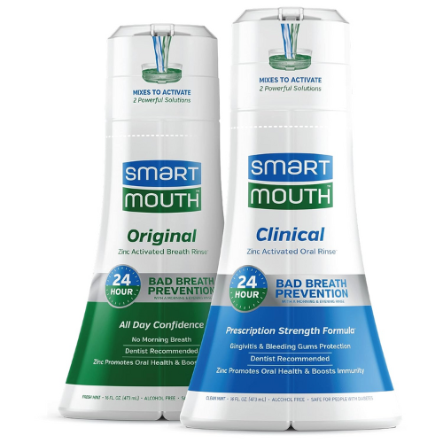 SmartMouth Original Activated Clinical DDS Mouthwash x2