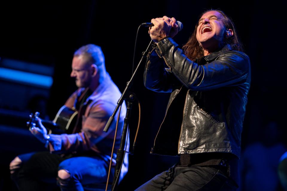 Scott Stapp performs during Operation Song’s 10th anniversary show at the Franklin Theatre in Franklin, Tenn., Monday, Dec. 5, 2022.