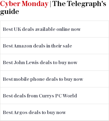 Black Friday & Cyber Monday | The Telegraph's guide