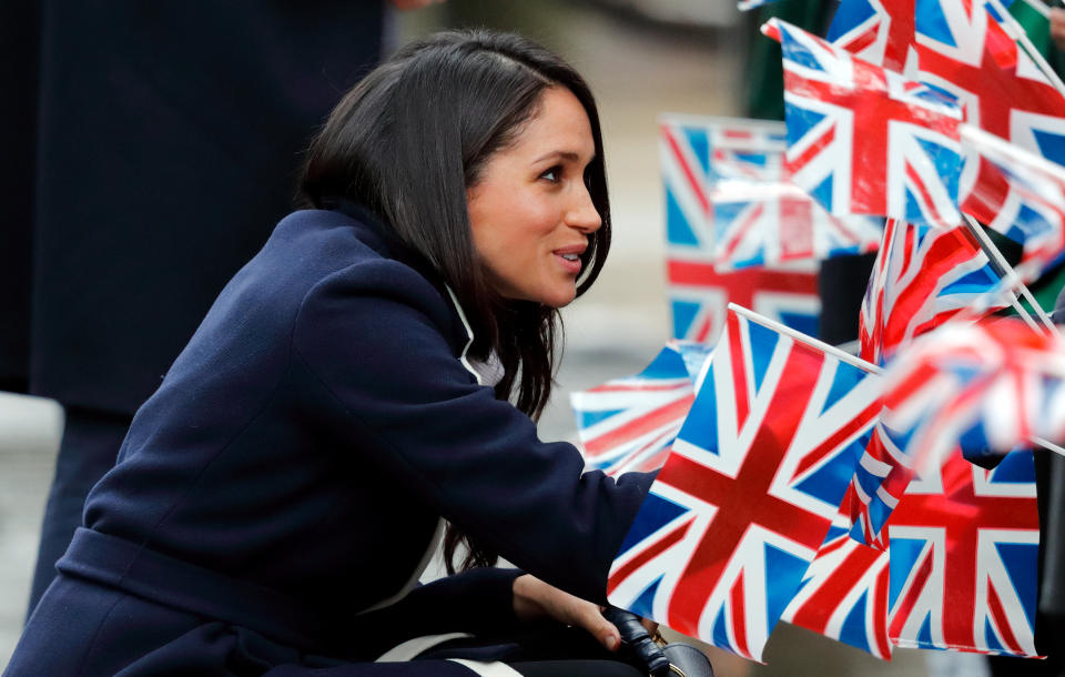 Meghan Markle will attend a Commonwealth Day Service with the Queen later today [Photo: Getty]