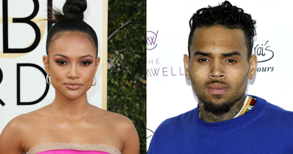 Chris Brown’s ex Karrueche Tran has reportedly been granted a restraining order (Copyright: REX/Shutterstock/ddp USA)