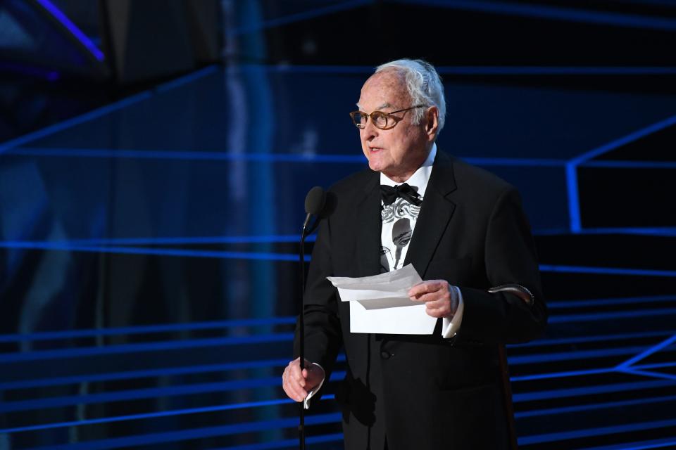 James Ivory scores the Oscar for adapted screenplay for "Call Me By Your Name."