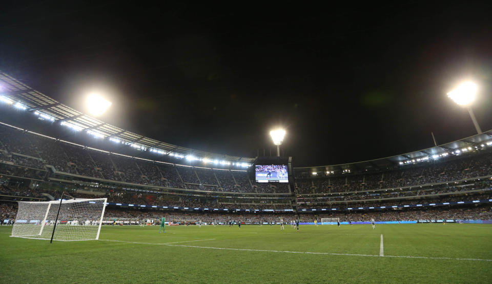 Football - Real Madrid v Manchester City - International Champions Cup Pre Season Friendly Tournament - MCG, Melbourne, Australia - 24/7/15  General view during the match  Action Images via Reuters / Jason O'Brien  Livepic  