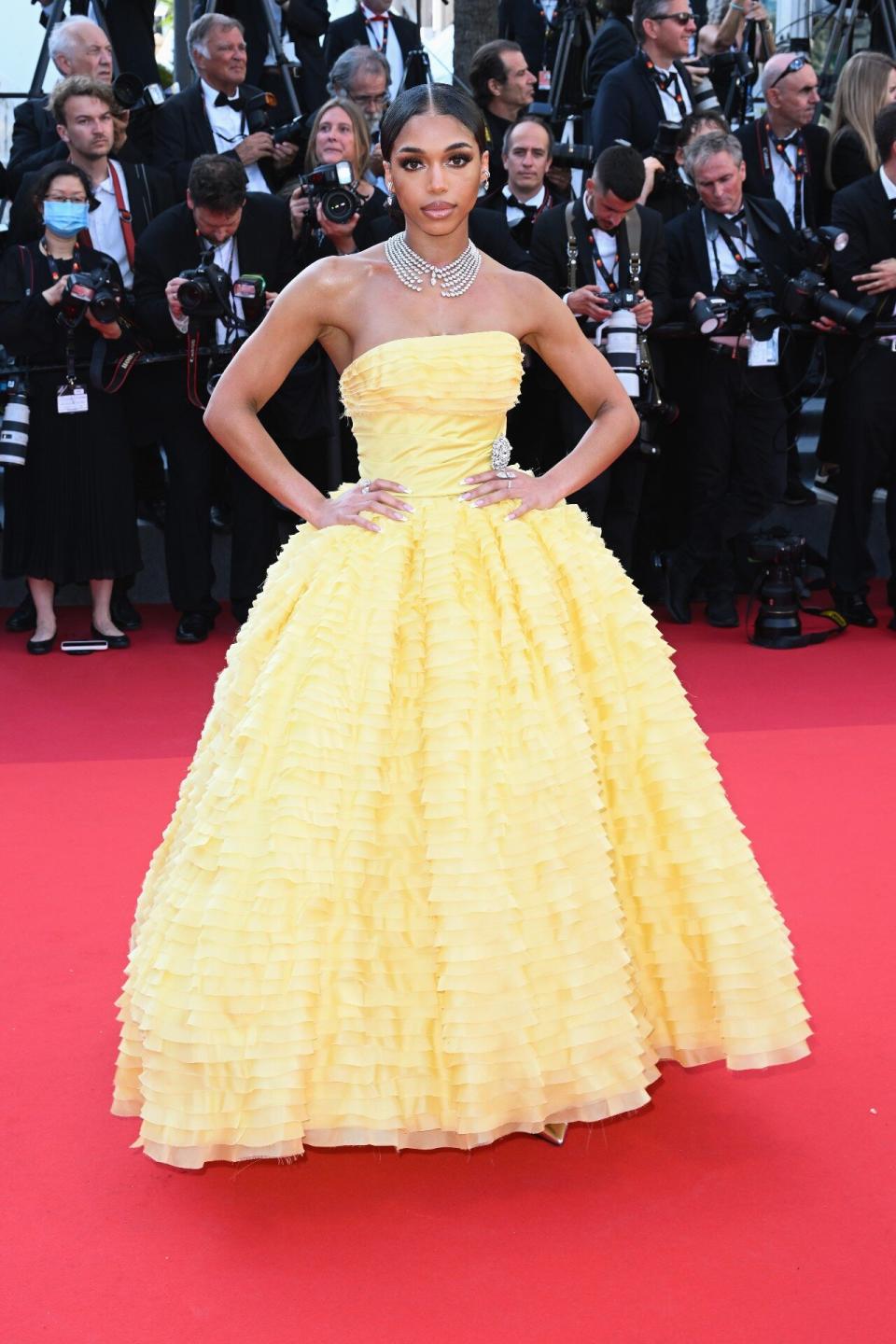 Lori Harvey Ballgown 2022 Cannes Film Festival