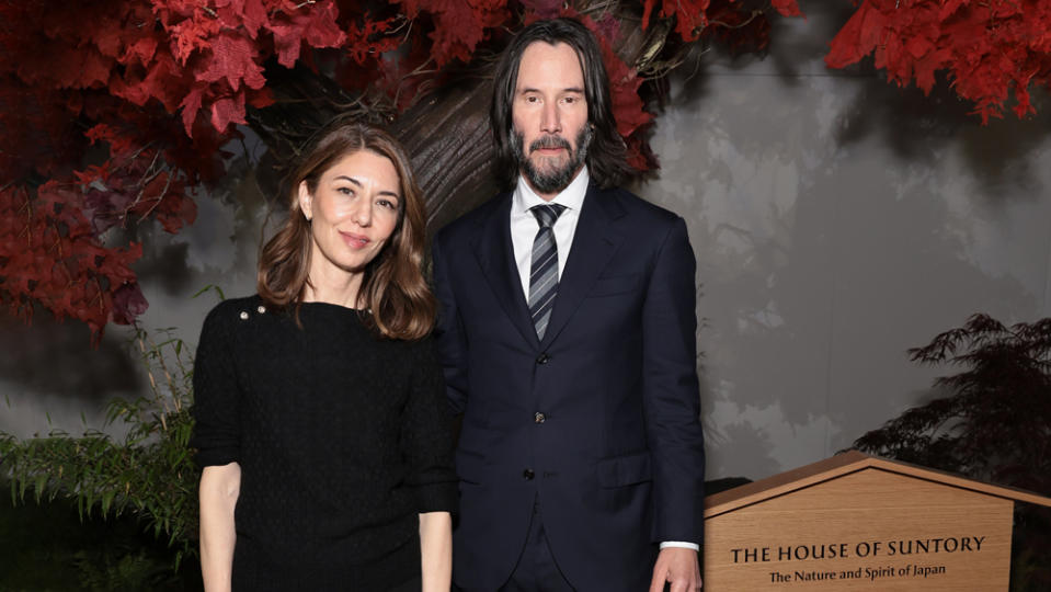 Sofia Coppola and Keanu Reeves celebrate The House of Suntory 100 Year Anniversary Global Event and “Suntory Time” Tribute Premiere on May 23, 2023 in New York City.