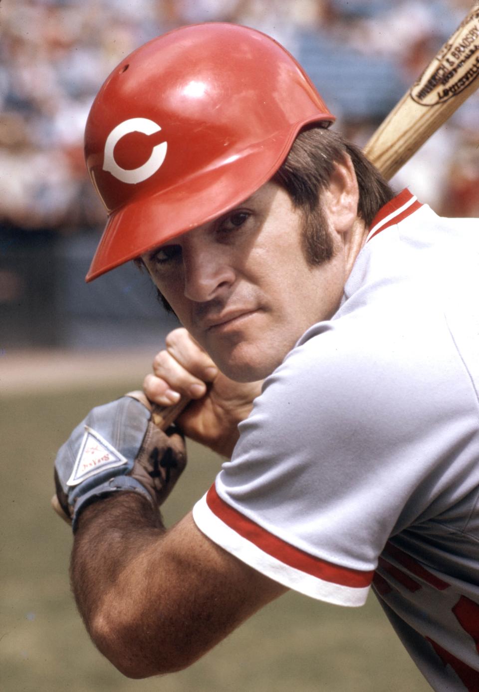 Pete Rose poses for a picture during the 1973 season.