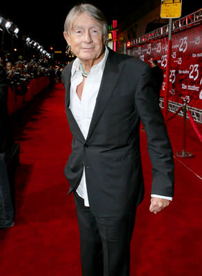 Joel Schumacher , director at the Los Angeles premiere of New Line Cinema's The Number 23