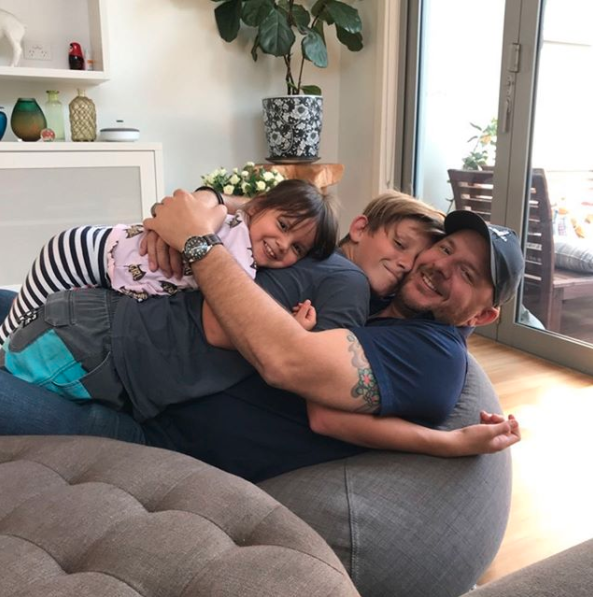 Manu Feildel spends some time with his children. Source: Instagram/manufeildelofficial