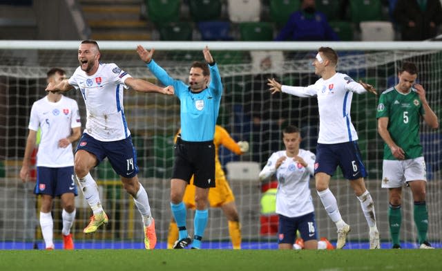 Northern Ireland v Slovakia – UEFA Euro 2020 – Play-offs – Final – Windsor Park