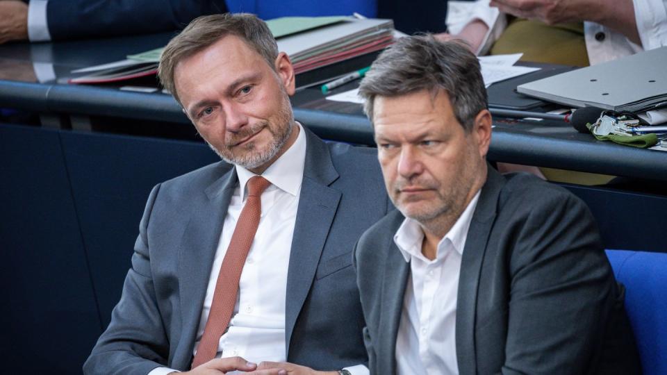 Christian Lindner und Robert Habeck