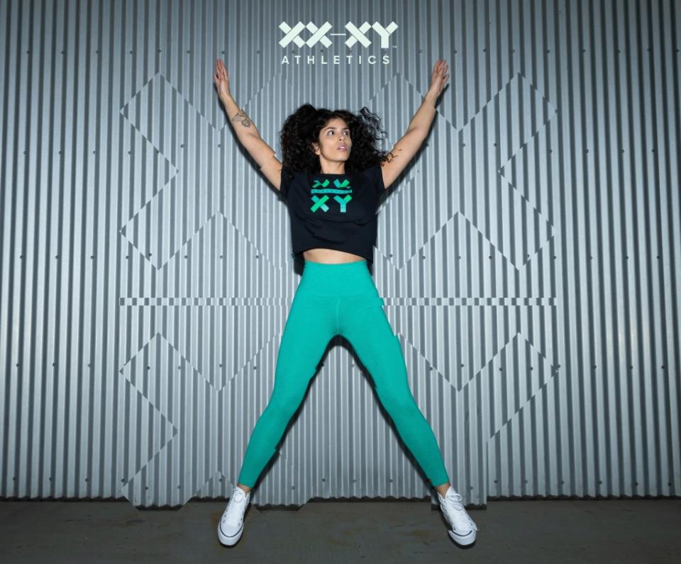 Sey’s brand XX-XY Athletics launched last week.