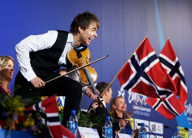 Alexander celebrating his Eurovision win in 2009 (Photo: Oleg Nikishin via Getty Images)